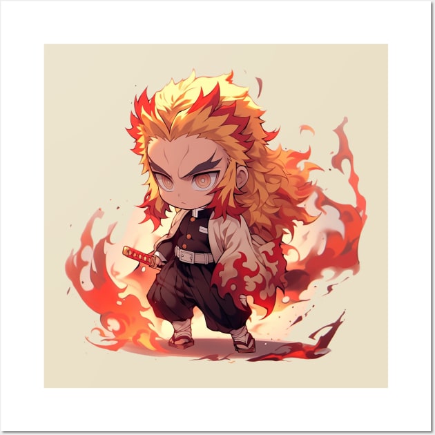 rengoku Wall Art by fancy ghost